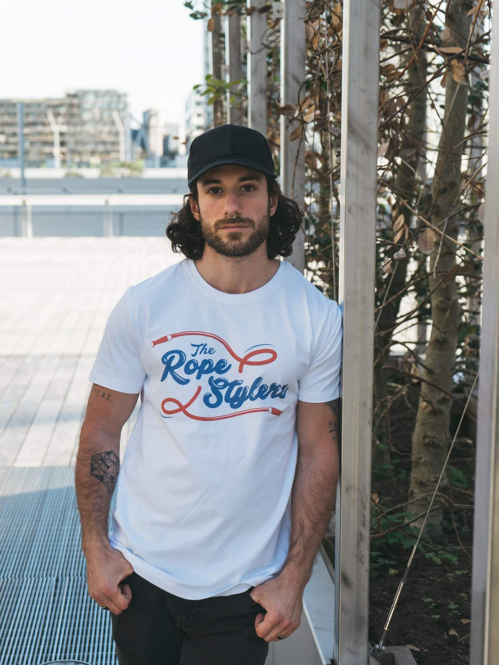 T-Shirt Blanc Homme Classic The RopeStylers - the-ropestylers-e-shop.myshopify.com - T-shirt